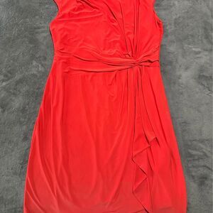 Women’s Plus Size Coral Red Dress